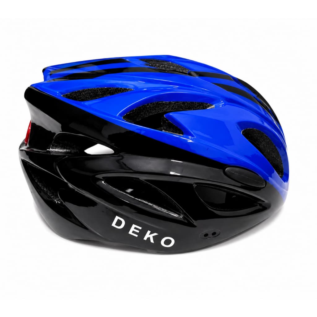 Capacete Ciclismo DEKO  MTB Bike com Viseira Removível e LED Traseiro