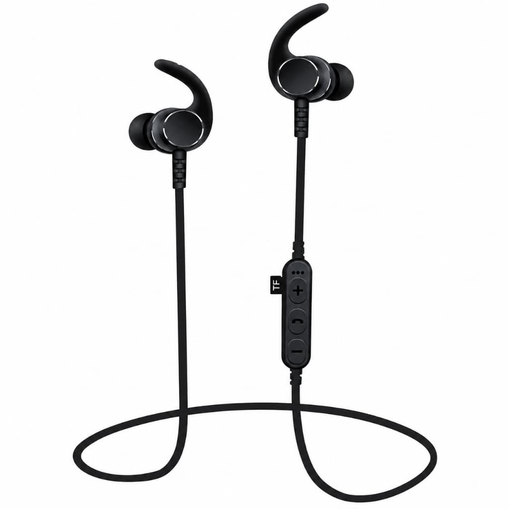 Fone de Ouvido Intra auricular sem fio Bluetooth com entrada de cartão de memória ate 32gb Esportivo corridas e academia