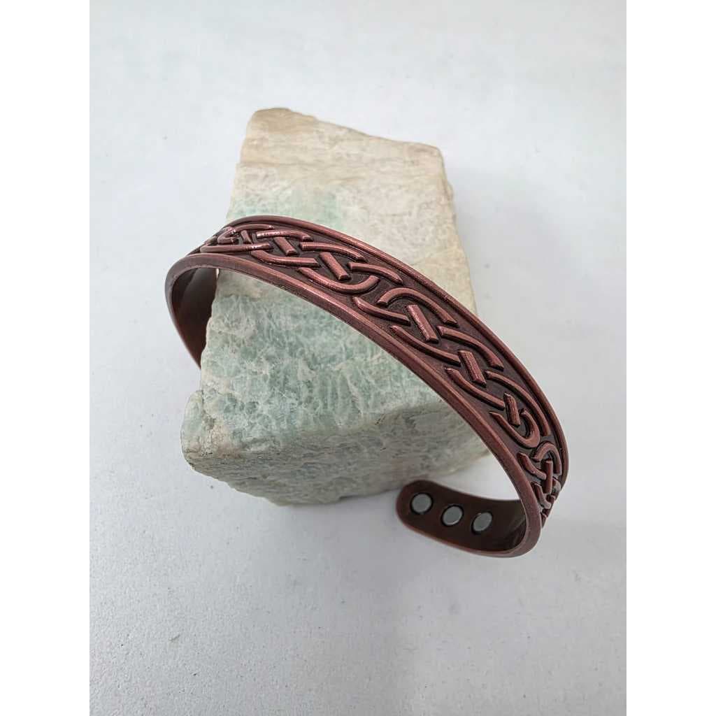 PULSEIRA BRACELETE MAGNÉTICA DE COBRE VERMELHO PU-T75