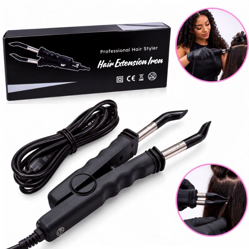 Pinça P/aplicação De Queratina Em Mega Hair Bivolt Até 200°c