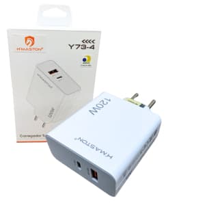 Carregador Turbo 120W Usb-C Usb-A Anatel