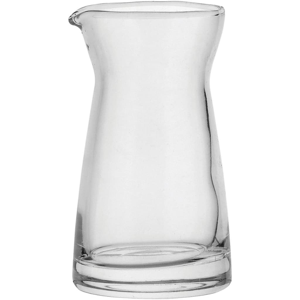 Jarra Vidro 10x6x6cm Transparente Home&Co Água Suco Suco Bebidas Mesa Decorativa