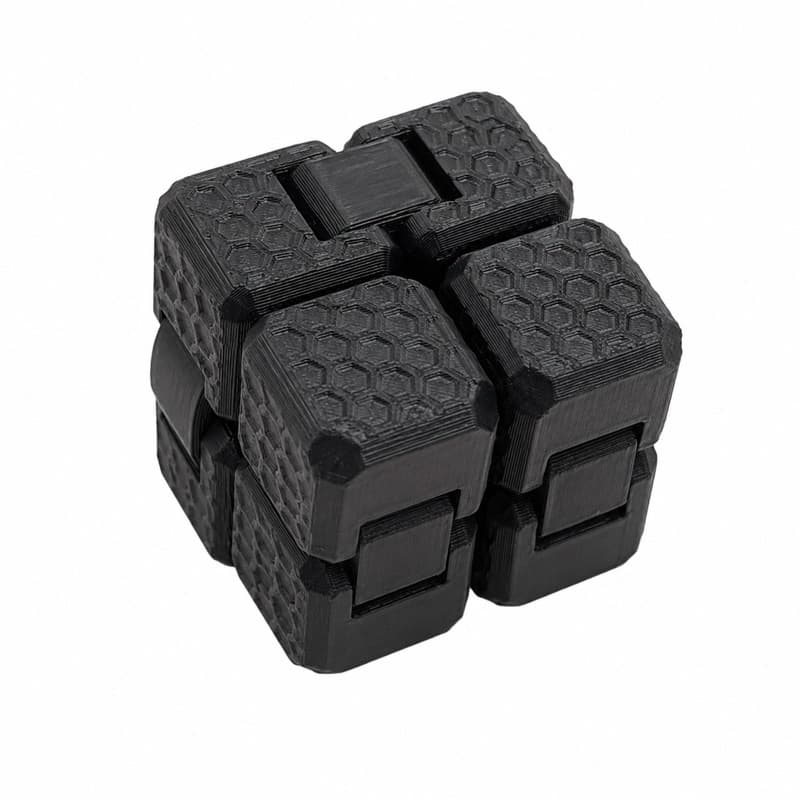 Cubo Sensorial Modular 3D – Cubo Antiestresse com Movimento e Textura