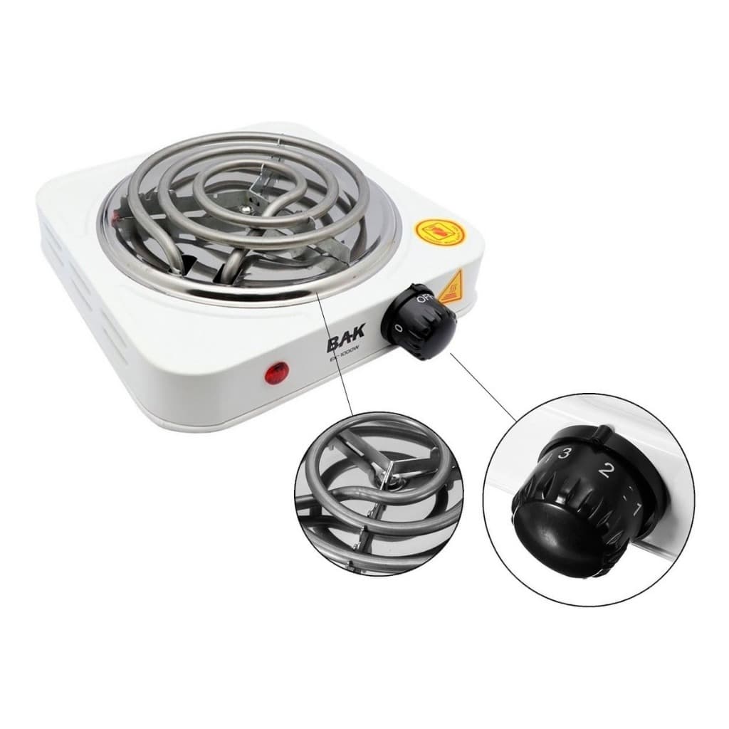 Fogareiro Fogao Eletrico 1 Boca Portatil 1000w 110v