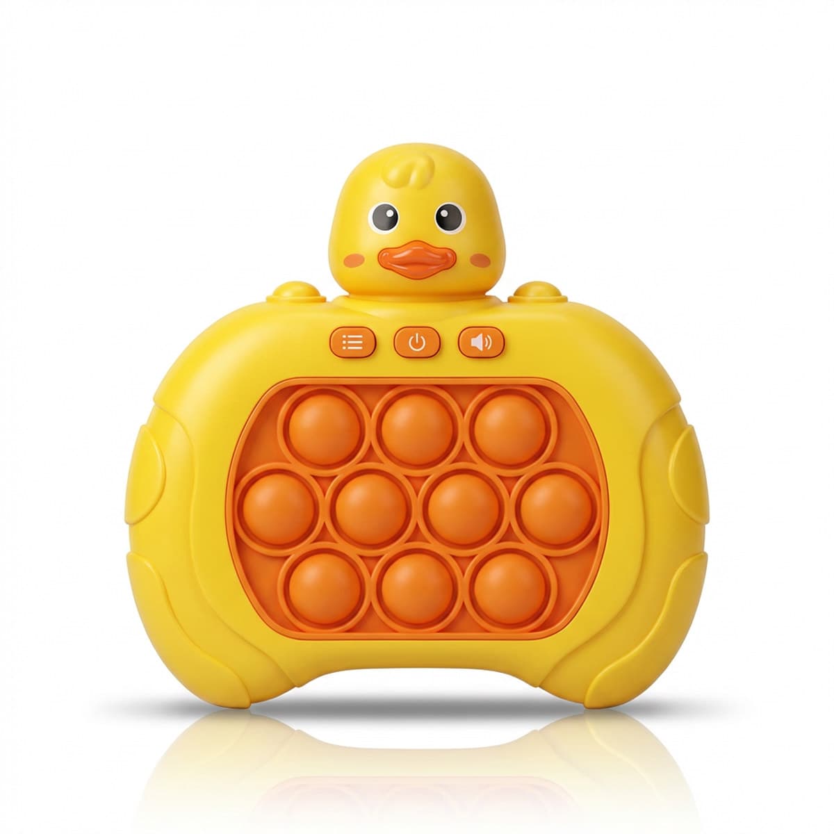Pop It Pato Brinquedo Sensorial Anti Estresse Pop Fidget Toy Diversão e Alívio Tátil para Crianças e