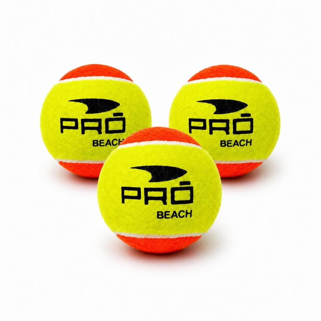 Kit 3/6/9/12 Bolinhas Beach Tennis Praia Areia Pro Balls Amarela Laranja Stage 2