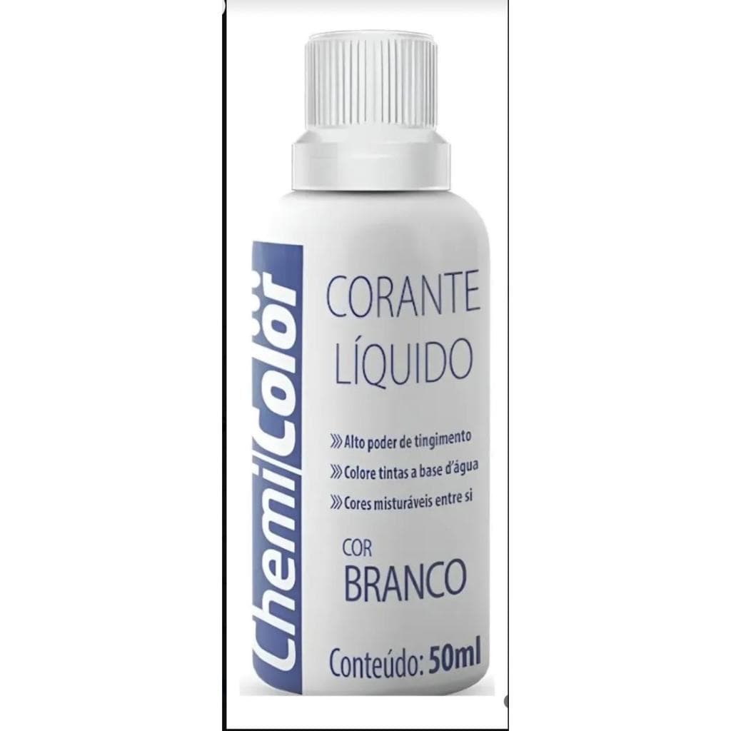 Corante Liquido Branco 50ml Chemi Color
