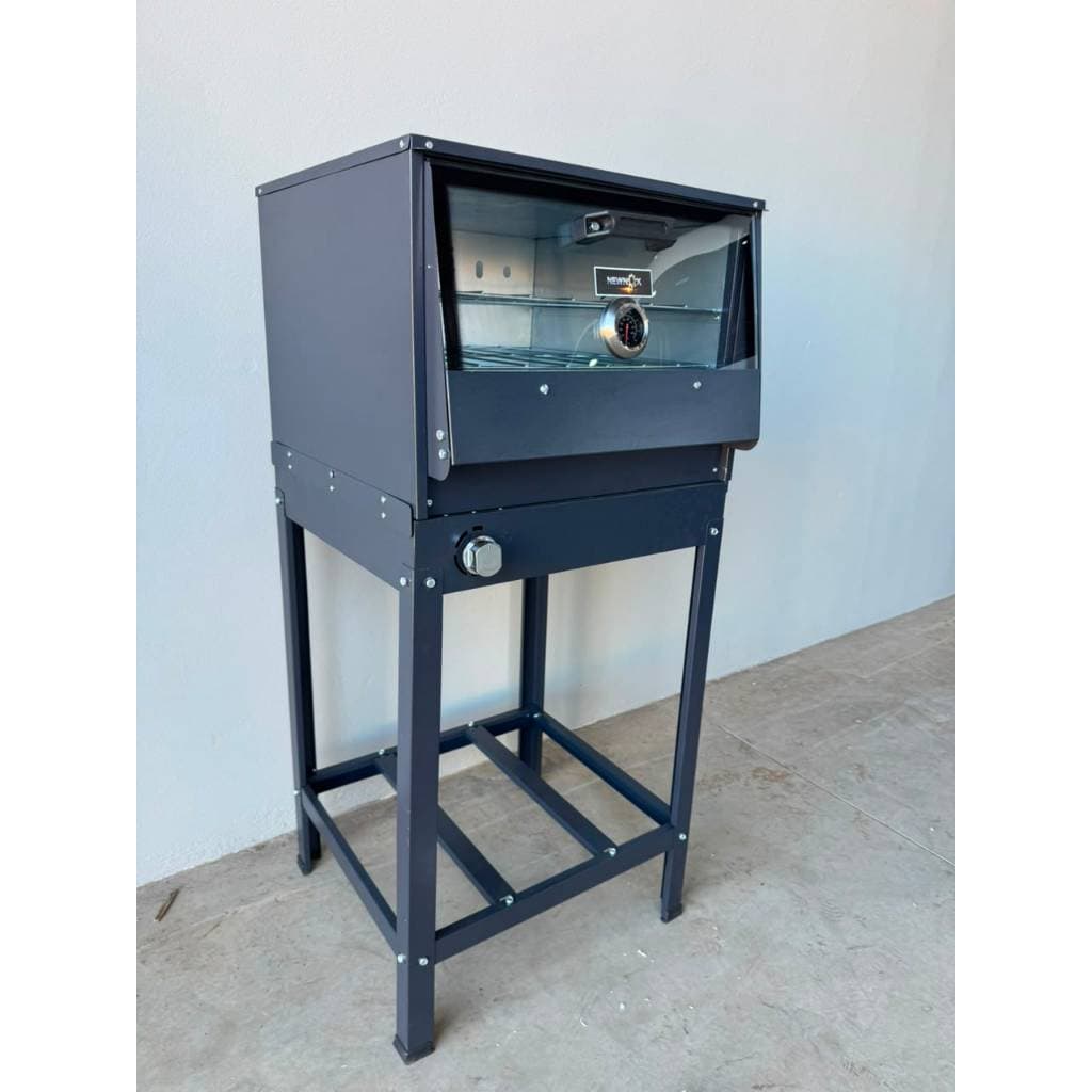 Forno A Gás Com 2 Grades Industrial Cavalete + Termômetro Integrado Lançamento