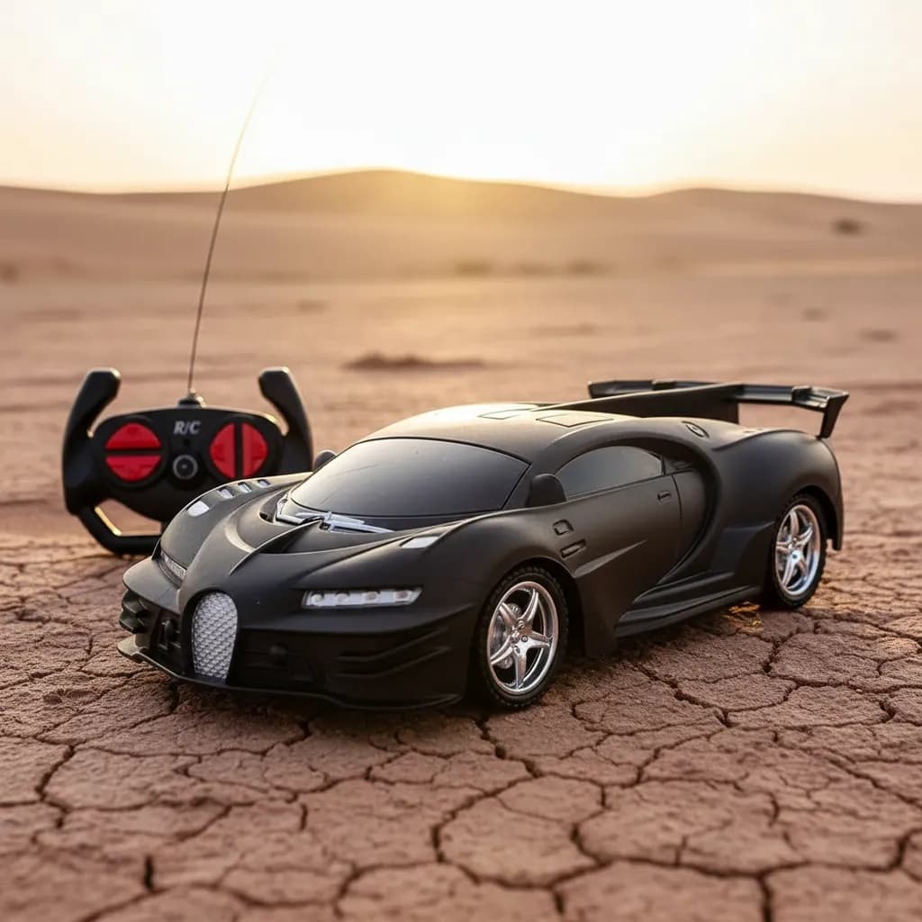 Carrinho com Controle Remoto Estilo Bugatti Vision GT Premium Alta Qualidade Crianças e Adultos
