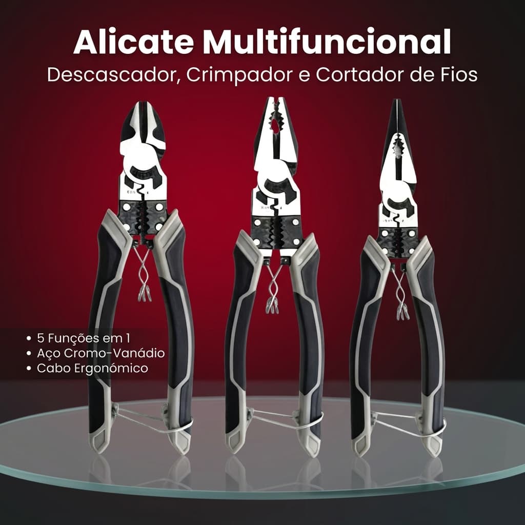 Multifunctional Wire Stripper for Electrician, Pliers, Crimping Tool, Cutting Wire Stripper