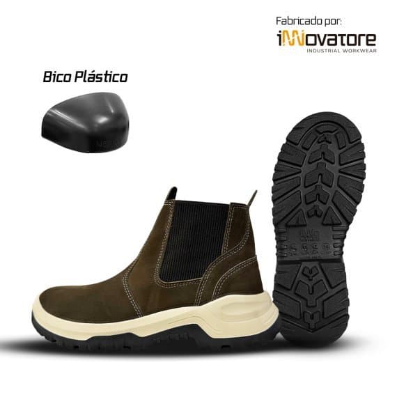 BOTINA AGRO NOBUCK BASPAN-MARRON OLIVA
