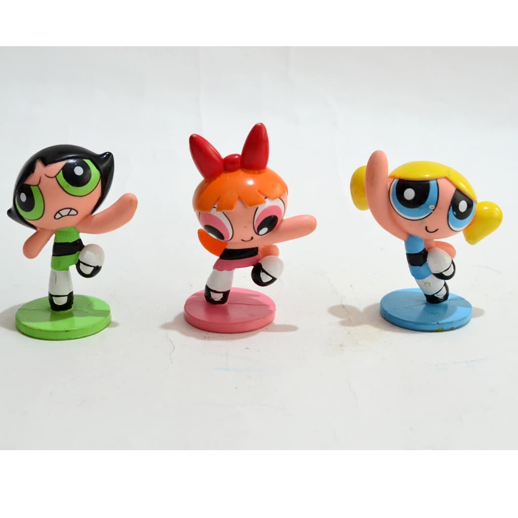 Mini Bonecos Meninas Super Poderosas Florzinha Lindinha Docinho Usado