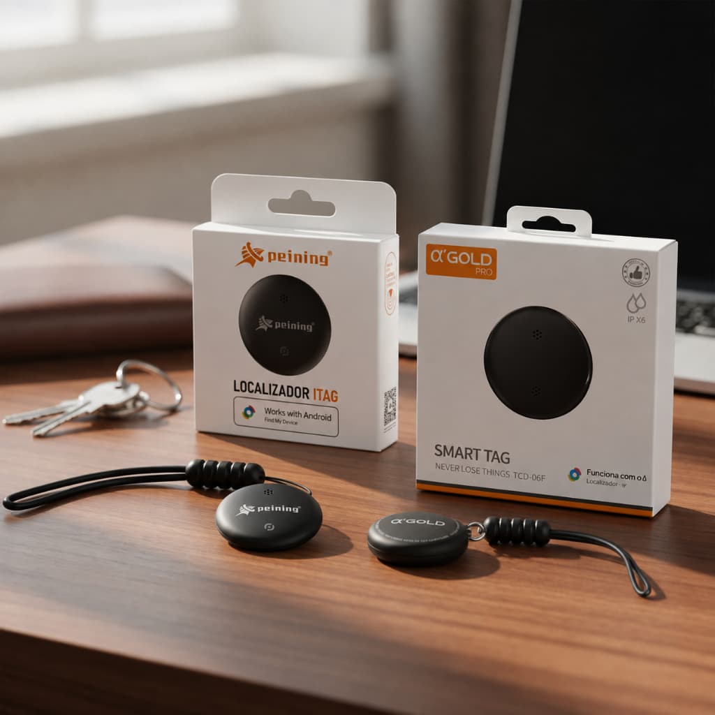 Smart Air Tag Rastreador Bluetooth para Android | Localizador App Objetos Chaves Pet Mala Carro Moto