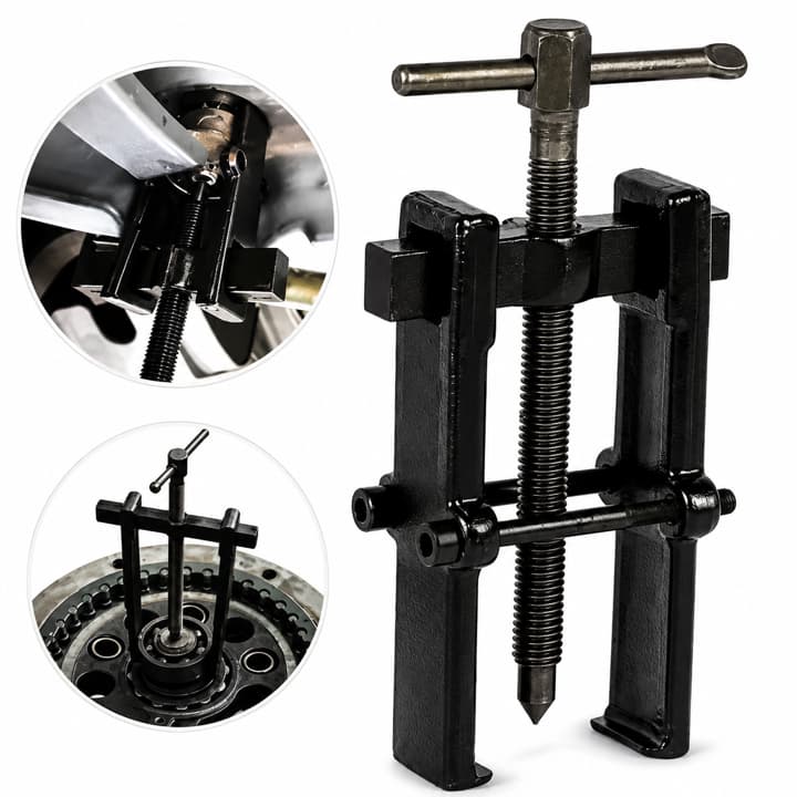 Extrator de Rolamento Interno 2 Garras Sacador Universal para Moto Carro Mecânica