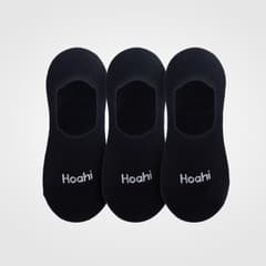 Kit Meias Sapatilha Hoahi 3, 6 Pares Invisível em Algodão Unissex Toque Macio