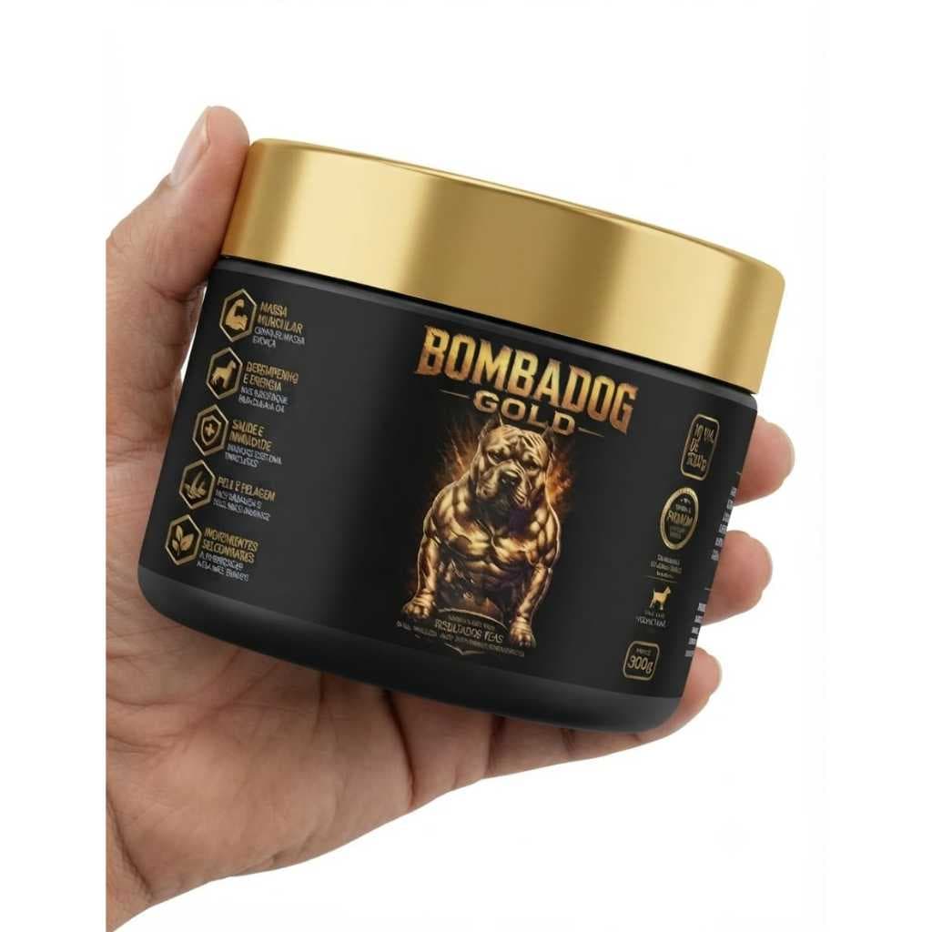 Bombadog Gold suplemento para cão Cachorro Competição Treinamento Criadores pet