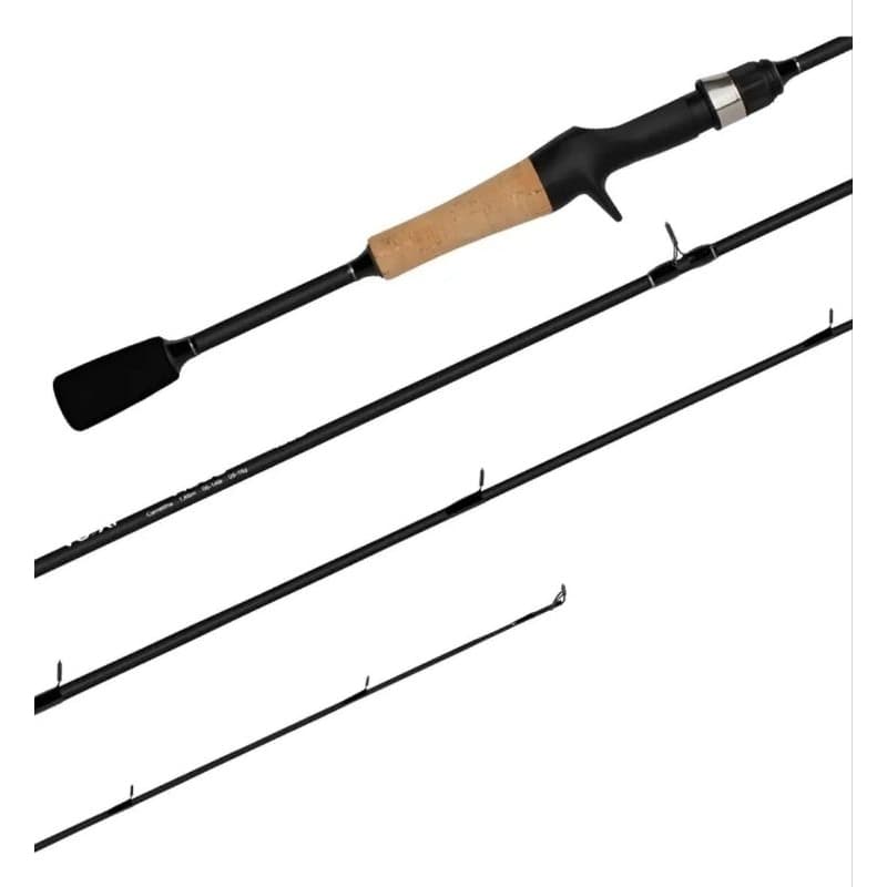 Vara Em Carbono Para Carretilha 1,65m | 6 -14lbs| 2 Partes - Ação Média-Rápida| Voxxi - Saint