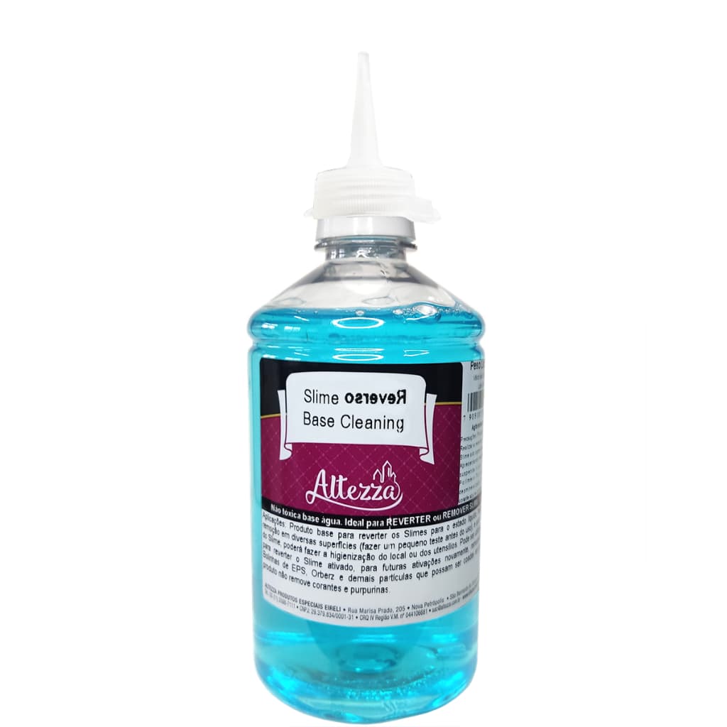 Desativador Slime 500g com Bico Aplicador - Reverta sua slime - Recicle