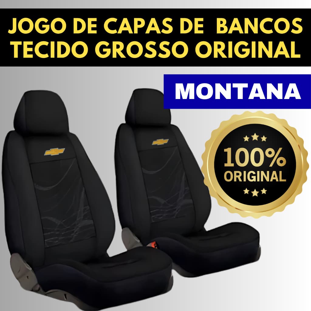 Capas Das Frentes Da Montana Capine Simples, Cabine Dupla Tecido Grosso Chevrolet GM