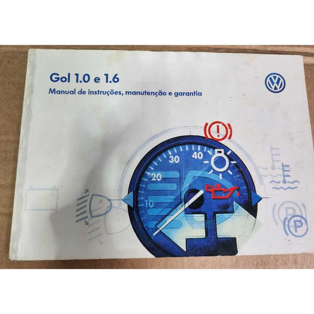 Manual do Proprietário Volkswagen Gol 1.0 1.6 2003/2004 usado
