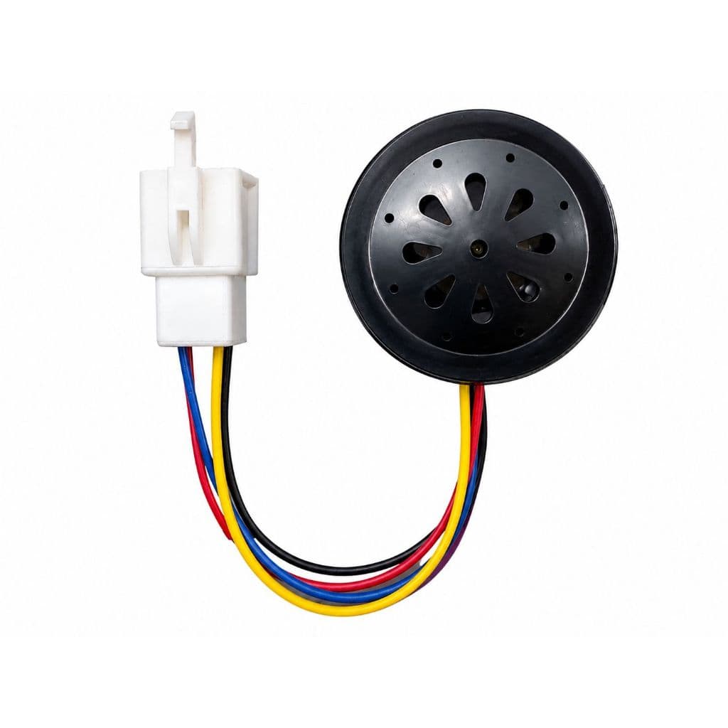 Buzina Elétrica 12V para Scooter com Chicote e Conector 4 Vias