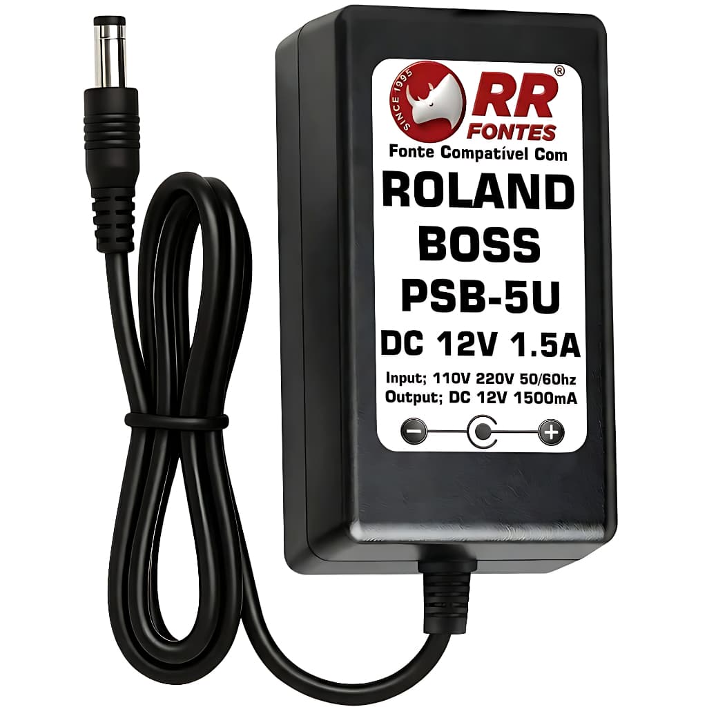 Fonte Dc 12v 4a Para Teclados Roland Boss Psb-7u
