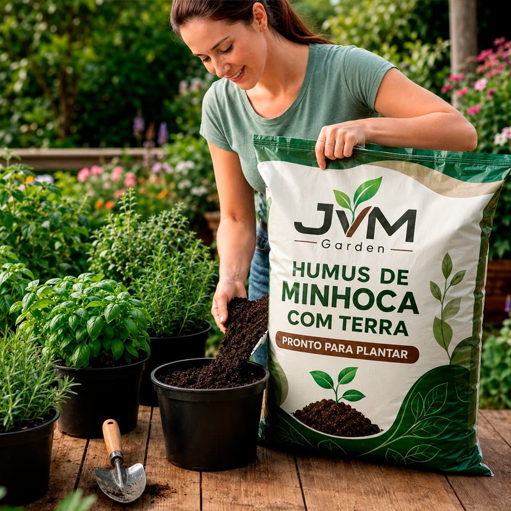 Terra Adubada, Substrato, Humos De Minhoca E Terra Vegetal