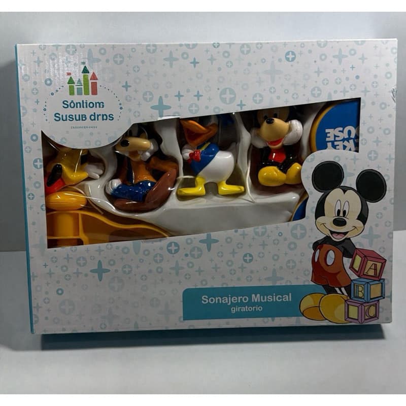 Mobile Giratório Infantil para Berço Musical - Mickey