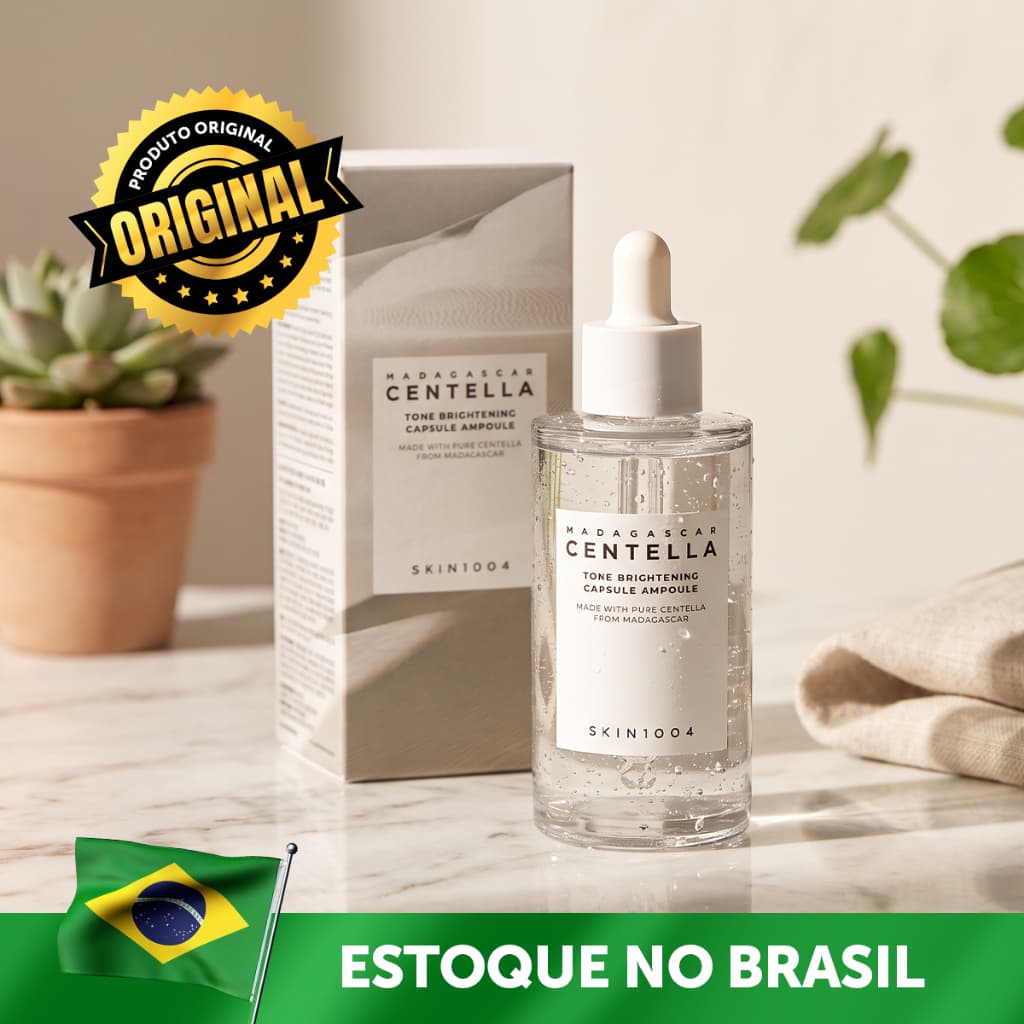 SKIN1004 Madagascar Centella Tone Brightening Ampoule Sérum Facial Coreano Clareador Uniformizador Calmante