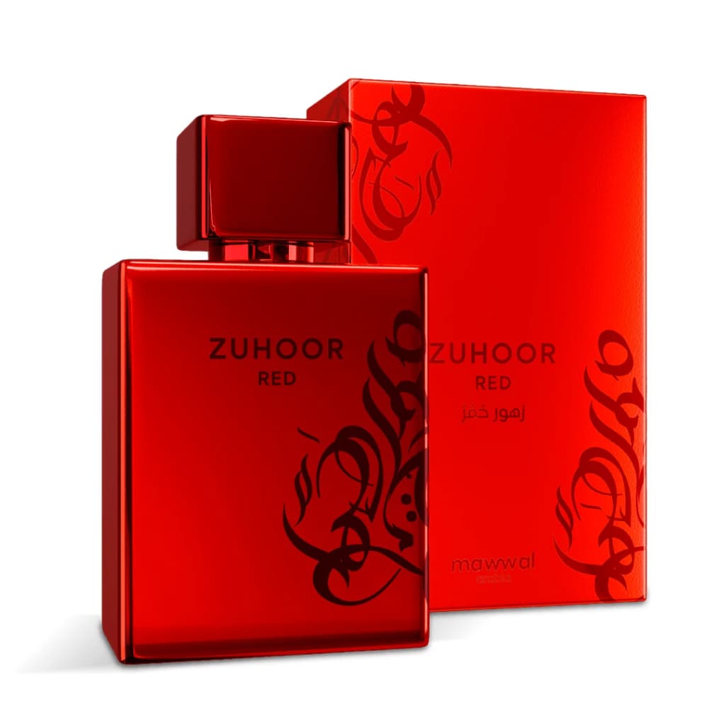 Mawwal Zuhoor Red Perfume Árabe 100ml | Eau de Parfum Importado Original | Fragrância Feminina