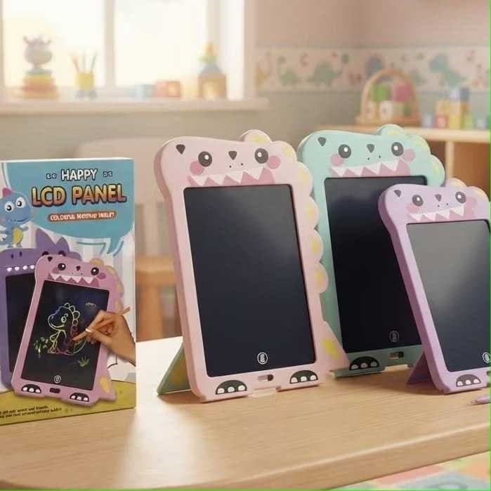 Lousa Mágica LCD 10 Polegadas Infantil Desenho Educativo Apagável Brinquedo Criança Animal Colorido