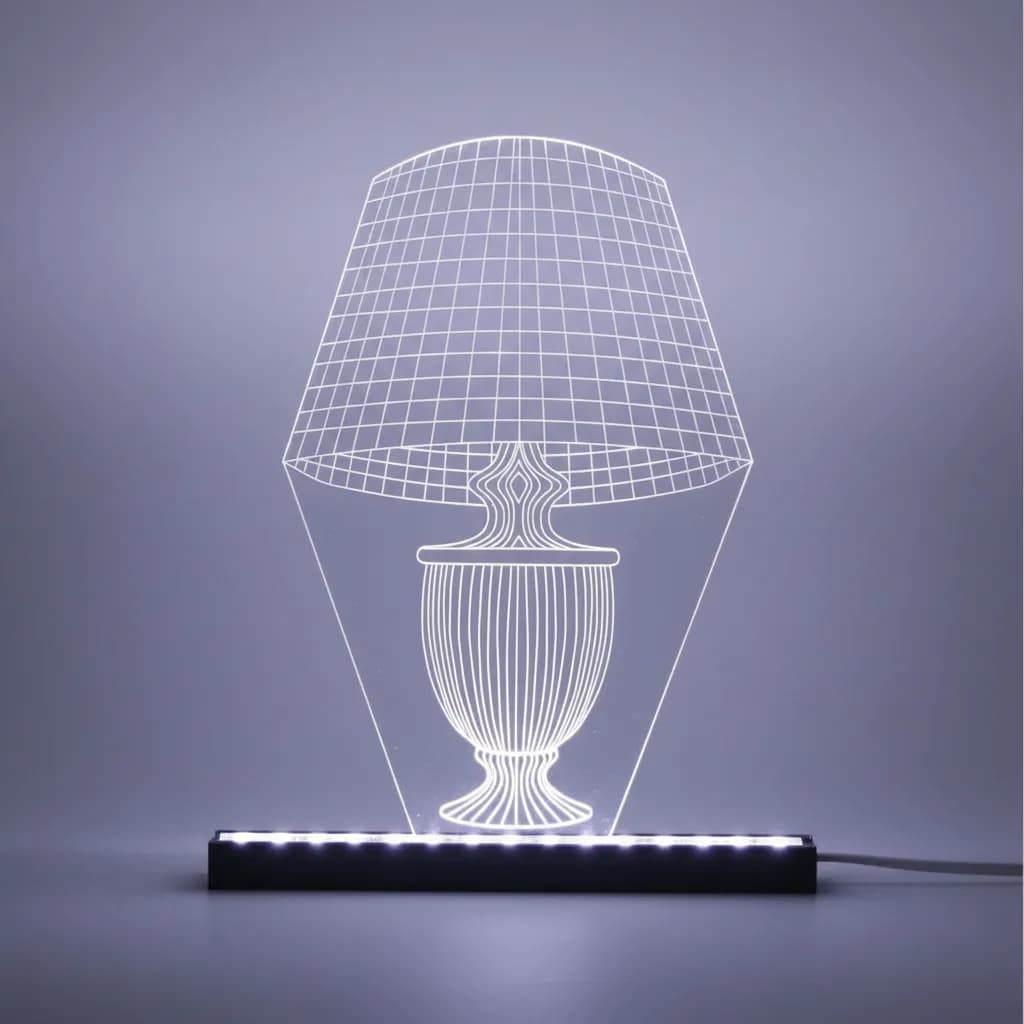 Luminaria LED - Abajur 3D