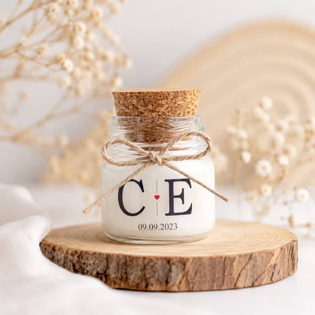 Vela aromática lembrancinha casamento, maternidade , batizado kit com 6 unidades