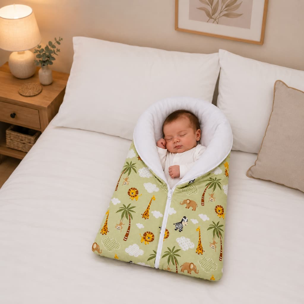 Saco De Dormir Bebê Térmico Com Zíper recem nascido estampas menino e menina