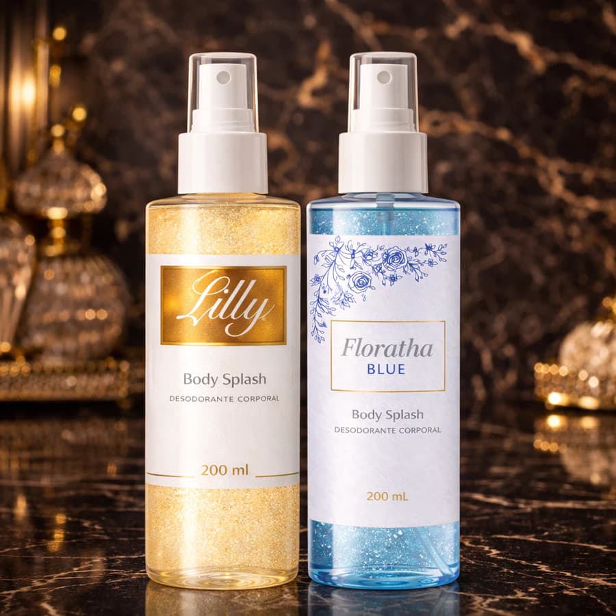 Kit 2 Body Splash Lily + Florata Blue 200ml cada