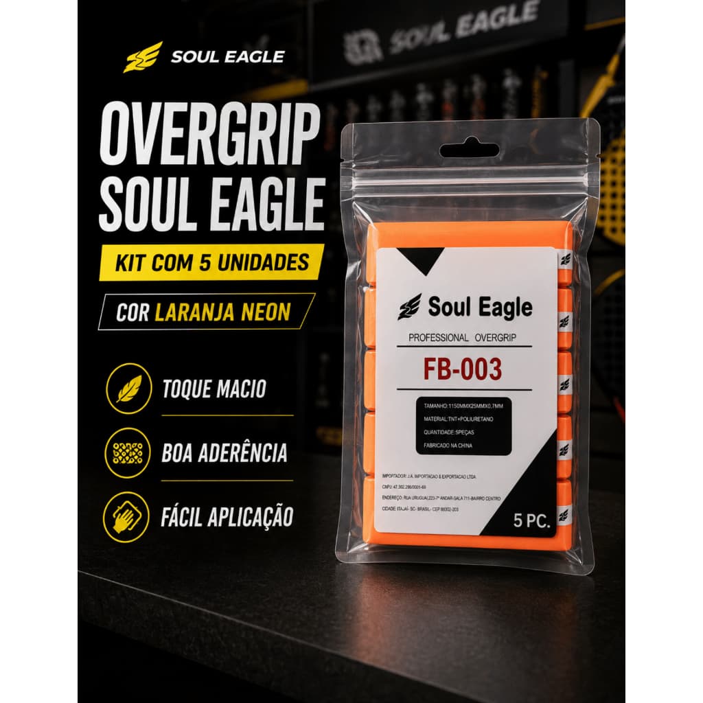 Kit Overgrip Anti-Derrapante Para Raquete Beach Tennis Tênis Padel (3, 6 ou 10 Unidades)