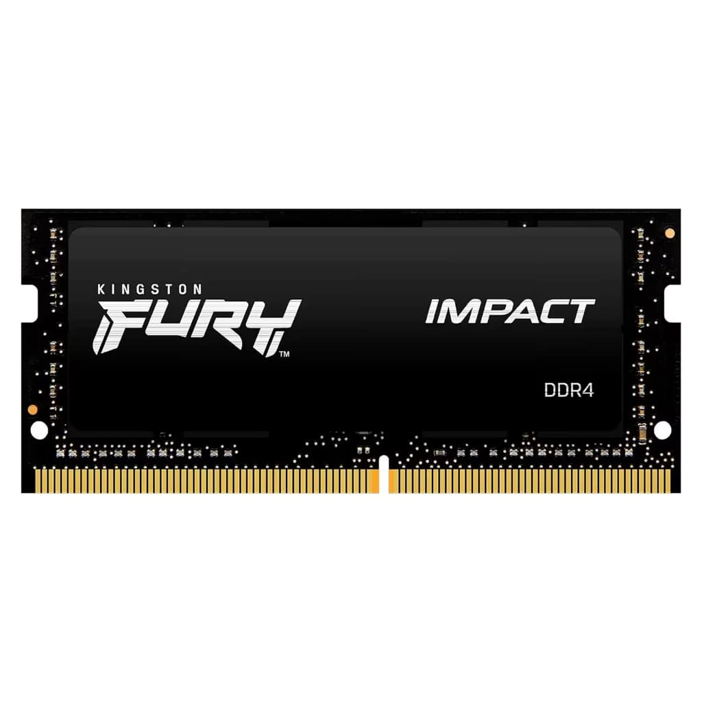 Memória RAM Notebook Kingston Fury Impact 8GB DDR4 3200MHz CL20 SODIMM KF432S20IB/8