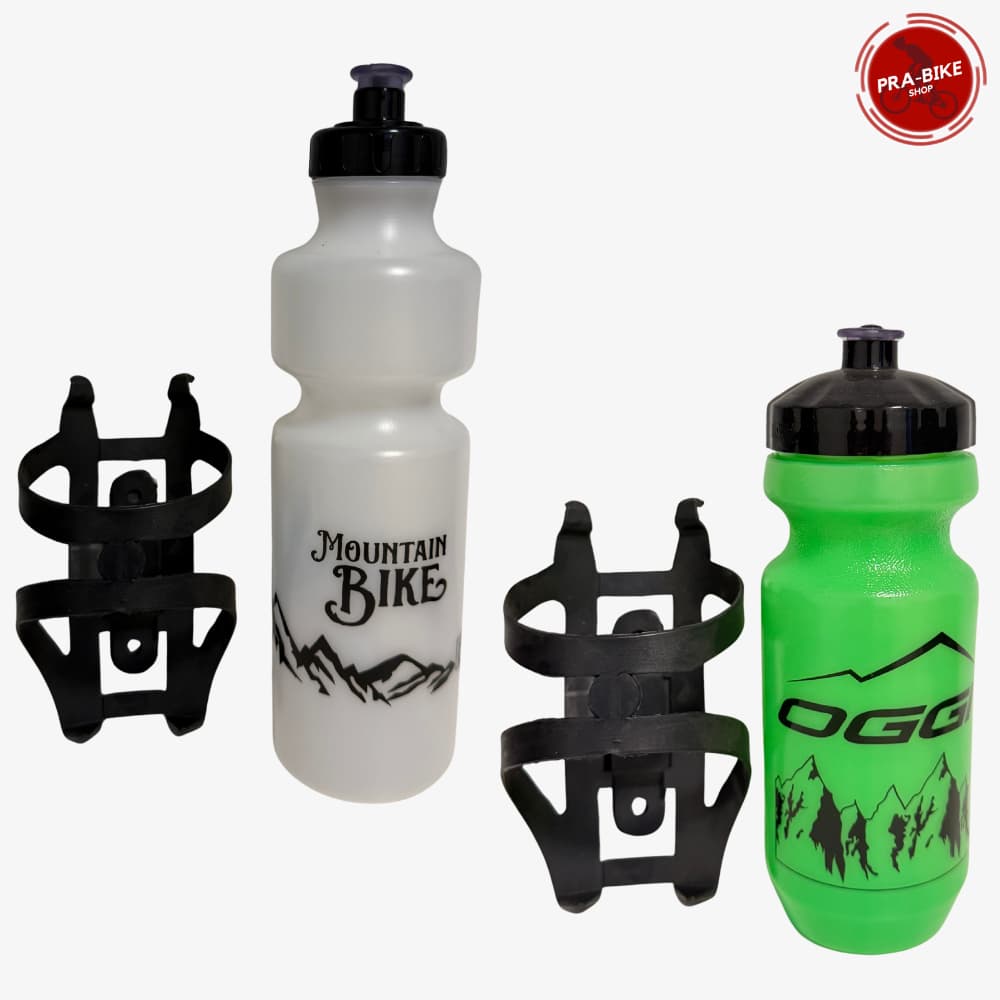 Suporte para garrafa bike + garrafa squeeze caramanhola bike ciclismo Suporte de garrafa para bicicleta suporte