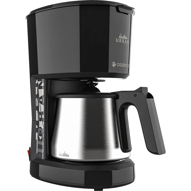 Cafeteira Elétrica Cadence Urban Pop Inox 1,2L 750W 127V - jarra de inox CAF810