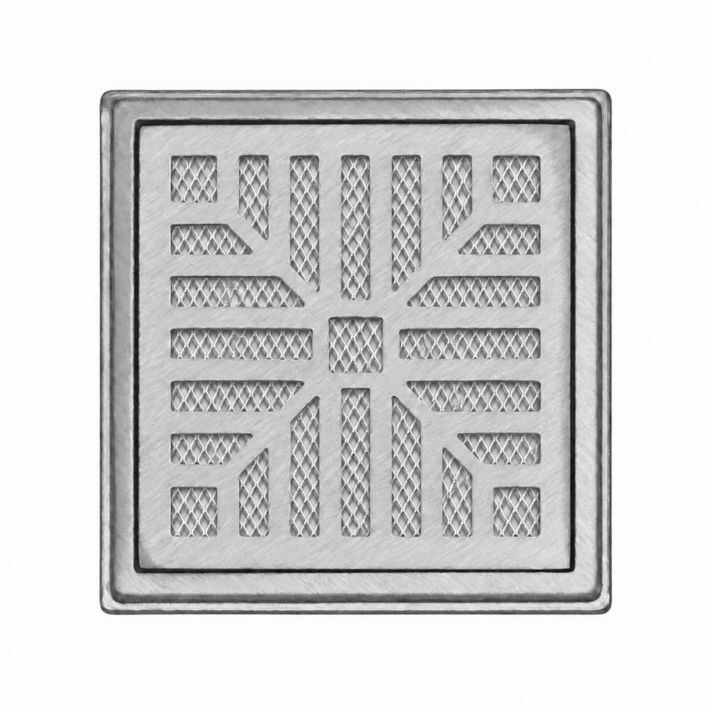 Ralo Grelha Quadrada  20x20 C/tela Anti Inseto 3041 AC GRELHAS