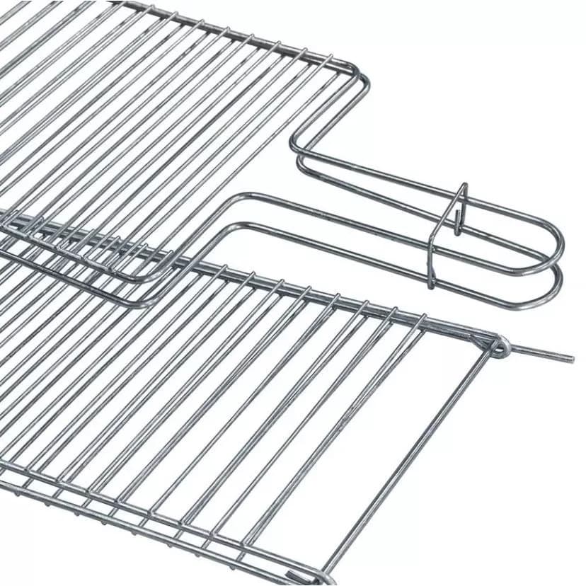Grelha Pequena  53x17 cm para Churrasco, Peixe e Frango Baby