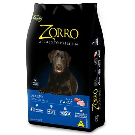 Ração Zorro para Cães Adultos Todas as Raças 15Kg