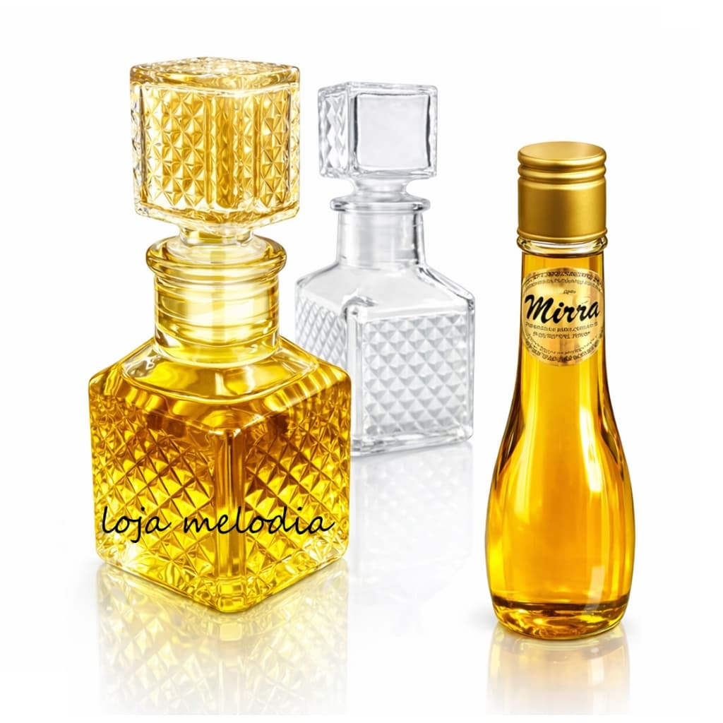 Óleo De Unção Mirra 120ml + Recipiente De Vidro