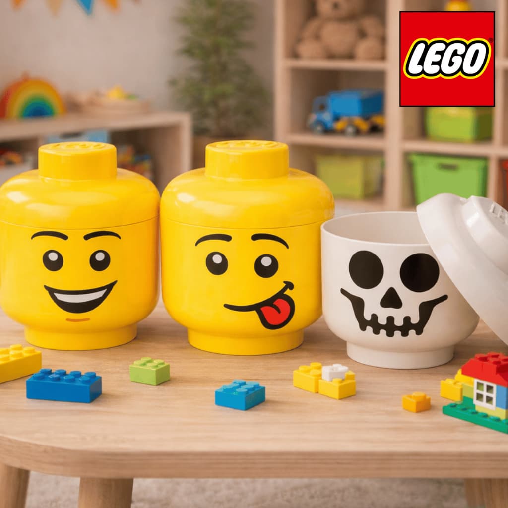 Organizador De Brinquedos LEGO Original Caixa Para Armazenamento E Decoração
