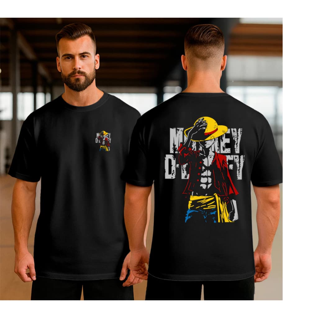 Camiseta Estampada Pirata one piece Streetwear Geek camiseta em algodão respirável moda anime unissex entrega rapida
