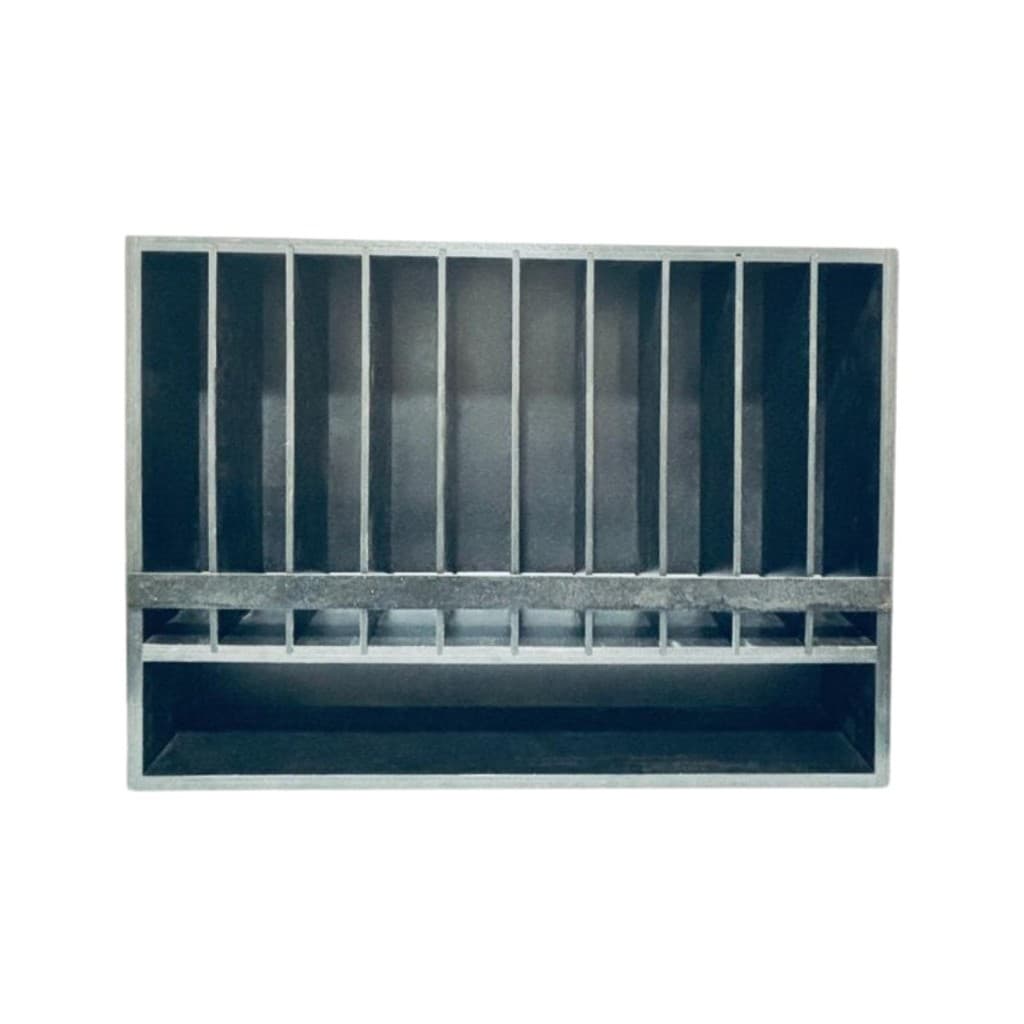 Expositor MDF Multiuso Para Bar Mercearia 10 Raias Preto Premium