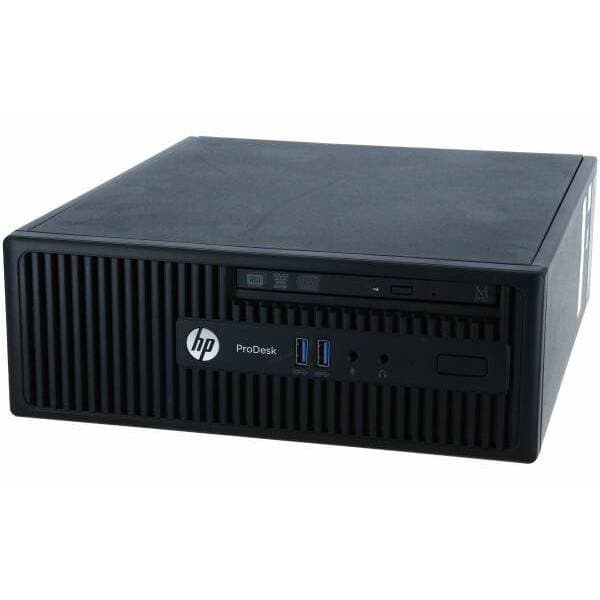 O HP ProDesk 400 G3 com processador Intel Core i5-6500 6 gen 4gb  hd 500 monitor 19