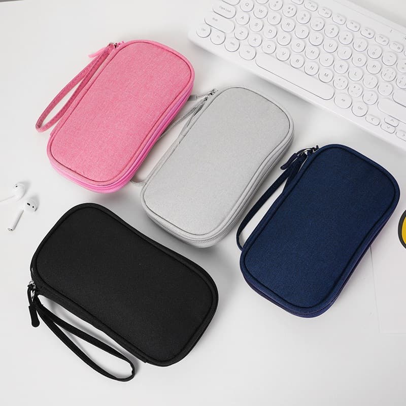Necessaire Organizadora de Cabos e Fios - Portátil, Armazena Celular e Acessórios