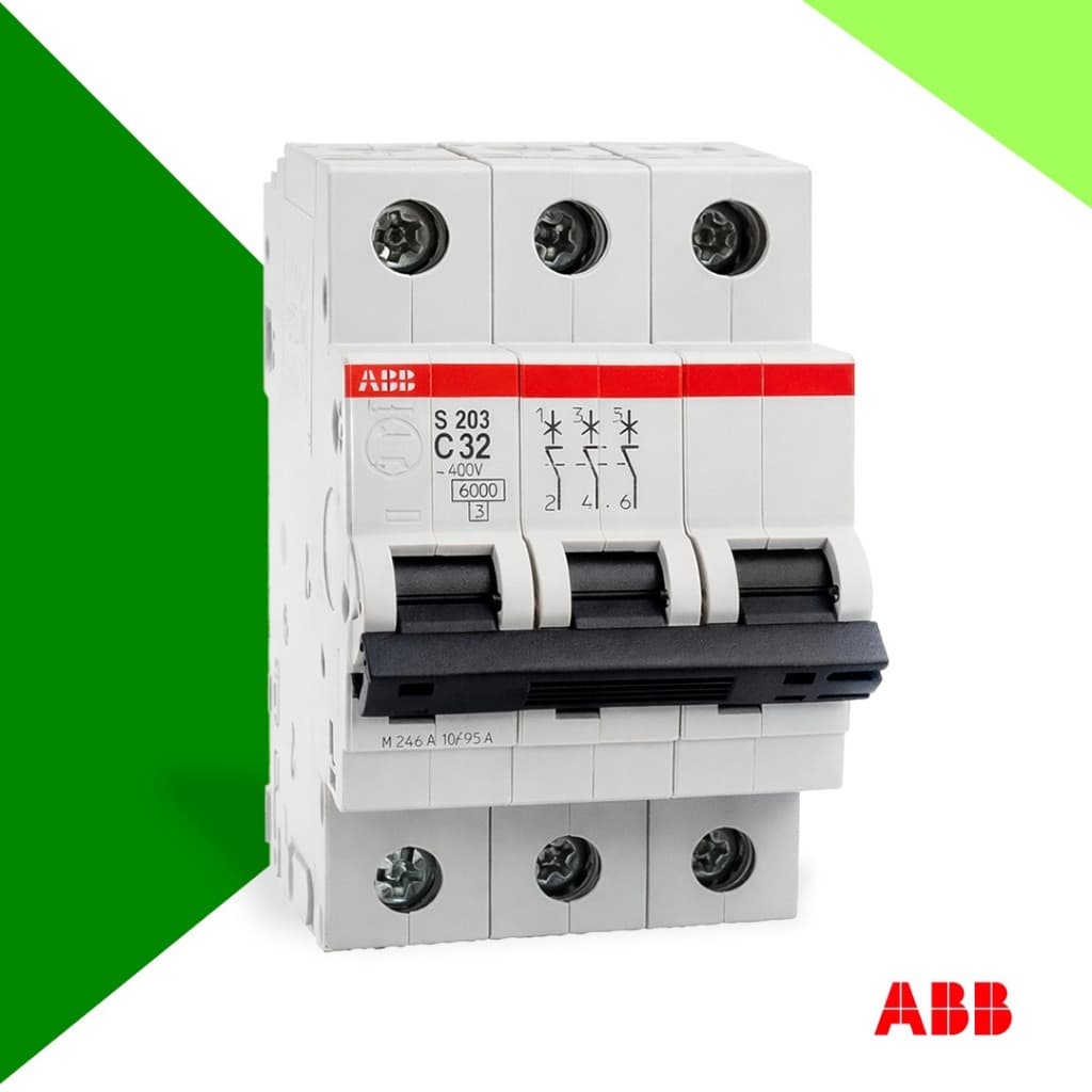 Disjuntor Tripolar 32a Sj203t ABB