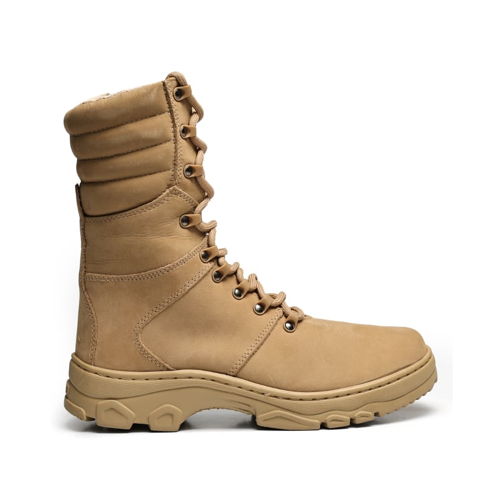 Bota Masculina Couro Para Trabalho Cano Médio Adventure Confortável Motociclista Motoqueiro